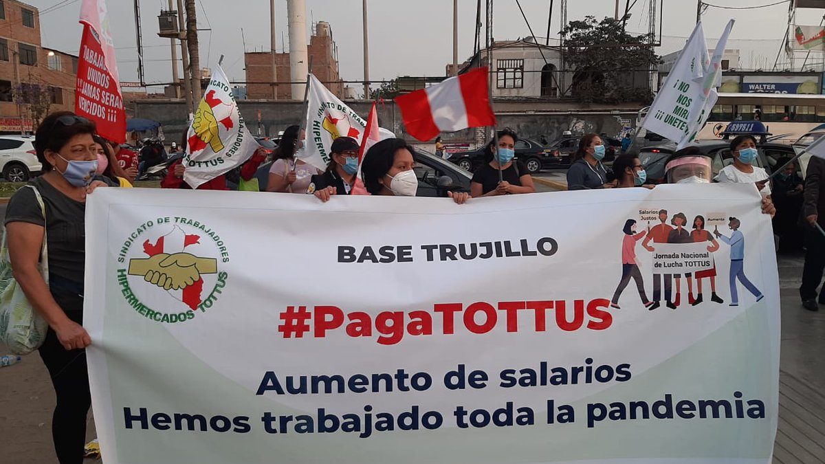 Sindicato Tottus logró aumento de sueldo gracias a negociación colectiva