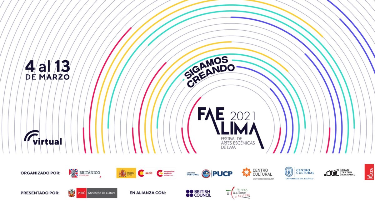Festival de Artes Escénicas de Lima 2021 será virtual
