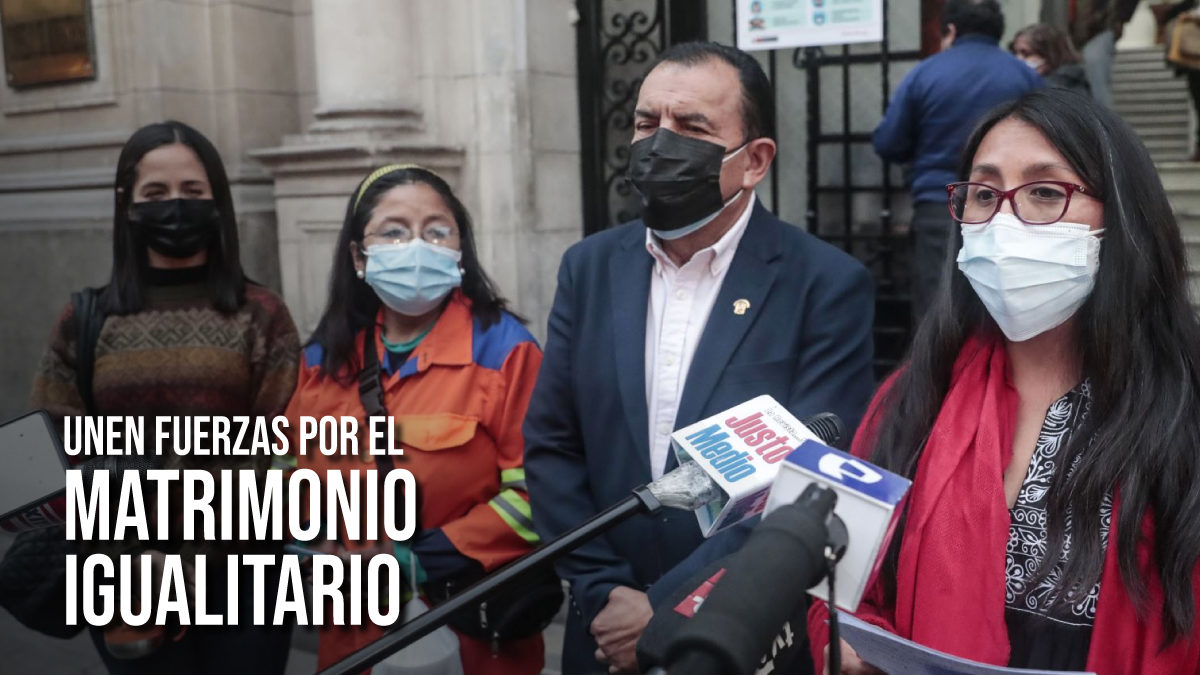 Congresistas de izquierda y centro presentan proyecto por el Matrimonio Igualitario