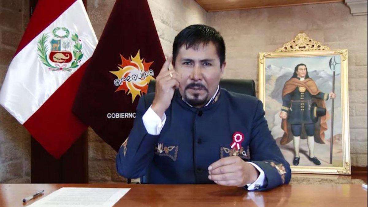 Detienen a gobernador regional de Arequipa acusado de colusión y peculado