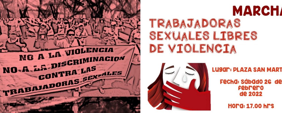 Trabajadoras sexuales marchan este sábado 26: denuncian a mafias y policías cómplices