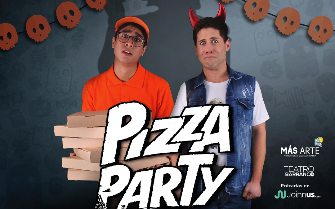 Pizza Party ¿Día de la canción criolla, Halloween, comedia, terror? ¡Este musical lo tiene todo!