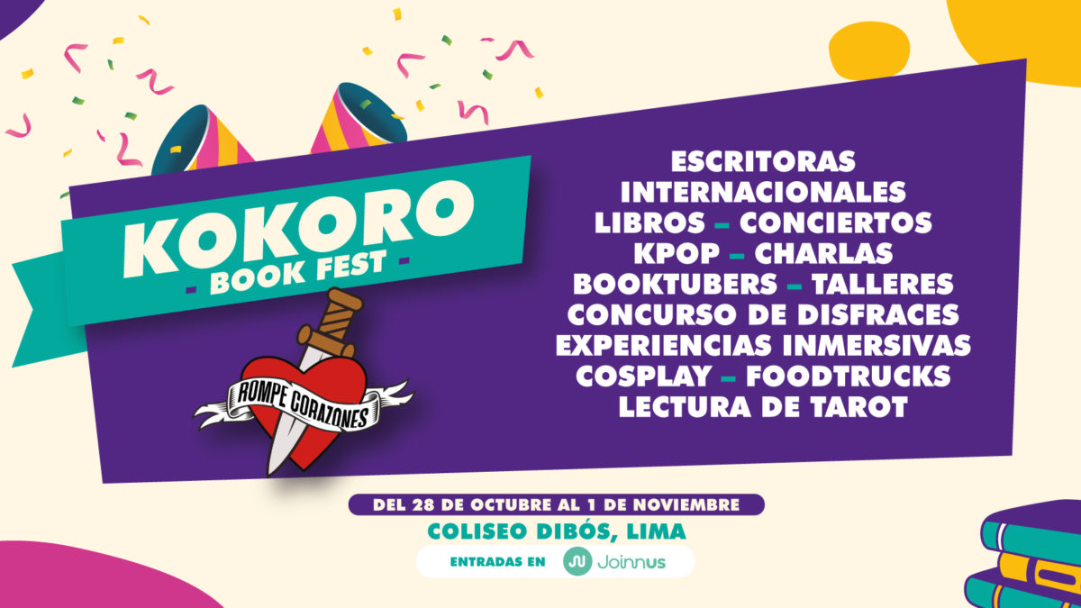 Kokoro Book Fest, el más grande festival de literatura juvenil empieza en Lima