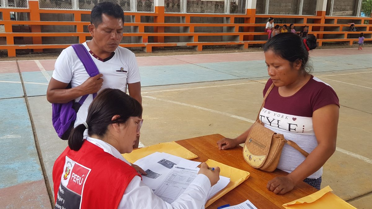Inabif intensifica campaña de registro de beneficiarios para la asistencia por orfandad en Amazonas y el resto del país