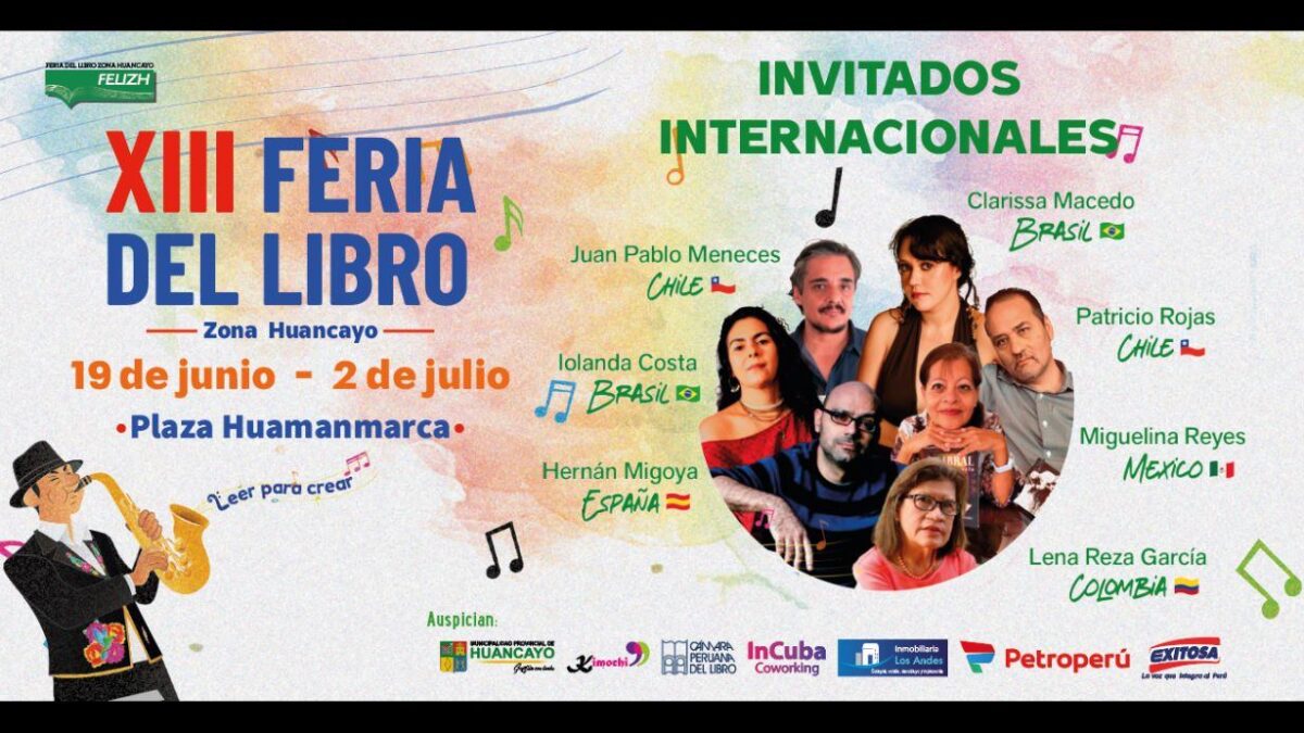 13° Feria del Libro Zona Huancayo – FELIZH se realizará del 19 de junio al 2 de julio