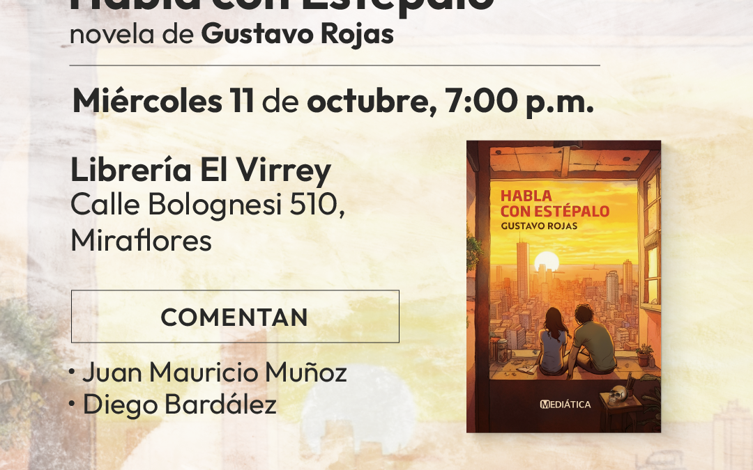 Estación La Cultura publica “Habla con Estépalo”, una novela de Gustavo Rojas