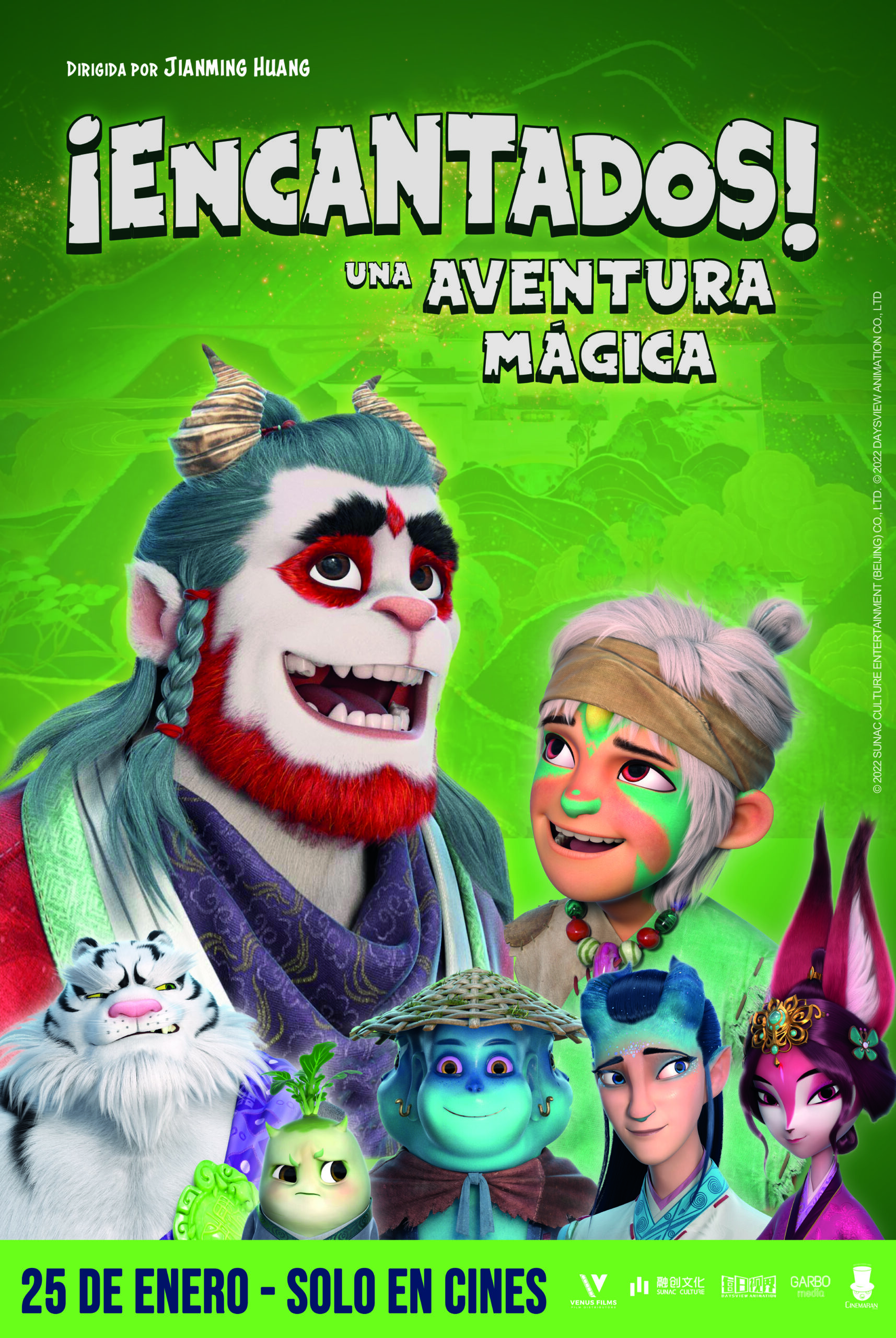 ¡Encantados-Una-Aventura-Magica-Afiche-HD-1 - Mano Alzada