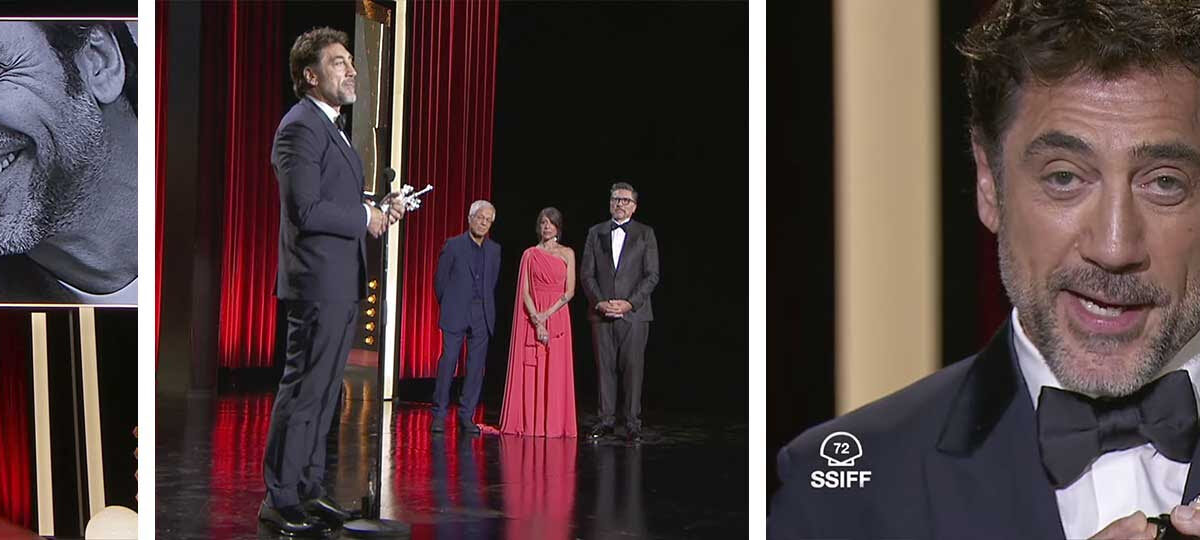 Premio Donostia a Javier Bardem sella 30 años de ”grandísima amistad” con el Festival en la inauguración de la 72ª edición