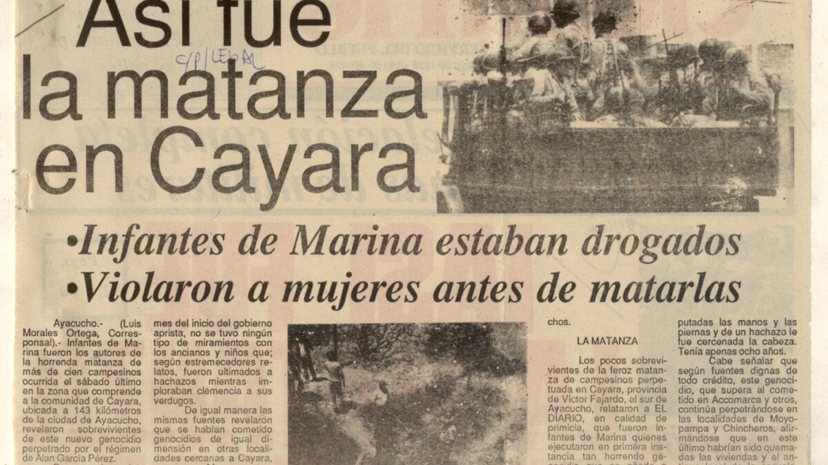 Justicia llega a Cayara: Luis Castañeda Marín, “Algarrobo”, enfrentará su condena