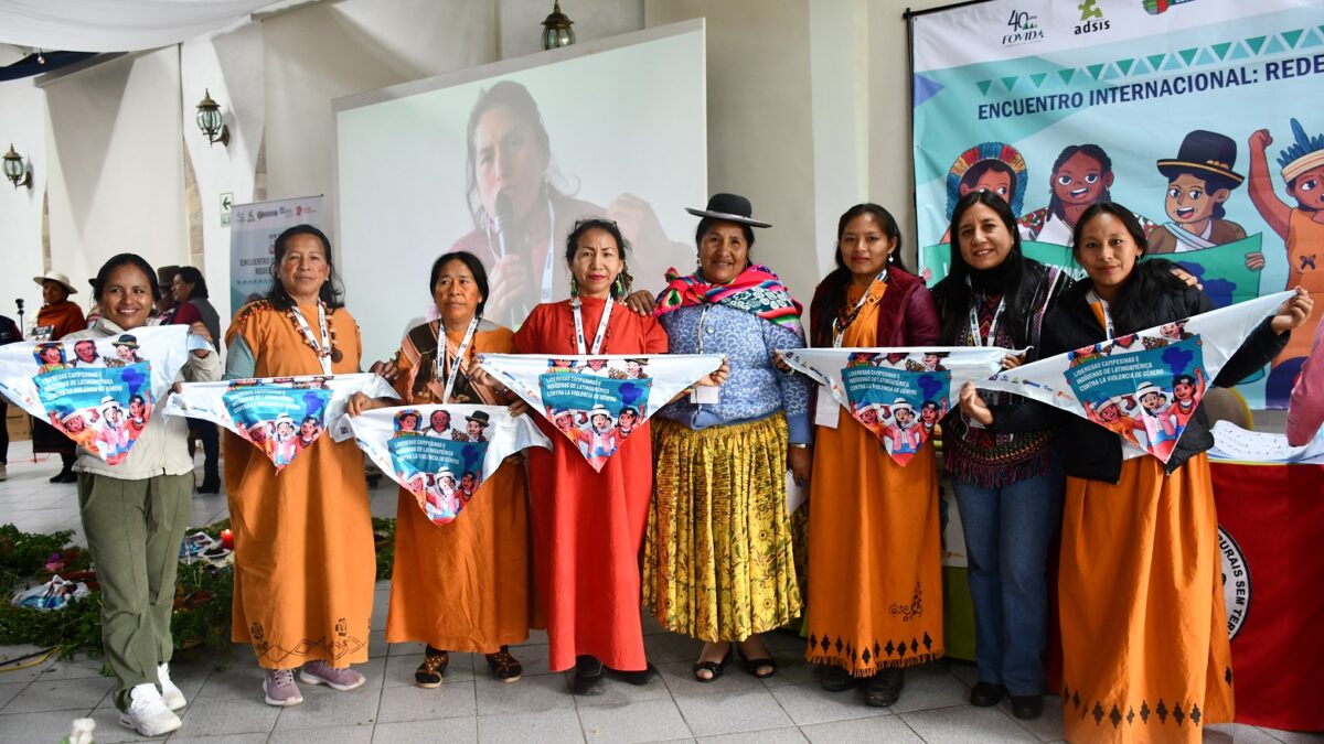 Mujeres campesinas e indígenas de Perú, Bolivia, Brasil, Colombia y Ecuador alertan sobre retroceso de derechos