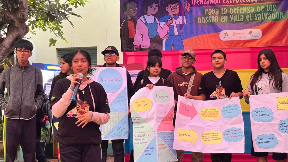 «Voces al poder», adolescentes alzan la voz contra la violencia de género en Villa El Salvador