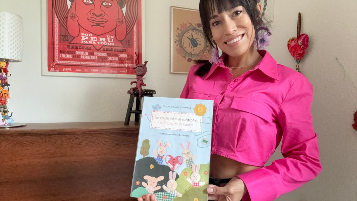 Presentan libro ilustrado bilingüe «Los recolectores de corazones» de Claudia Rua