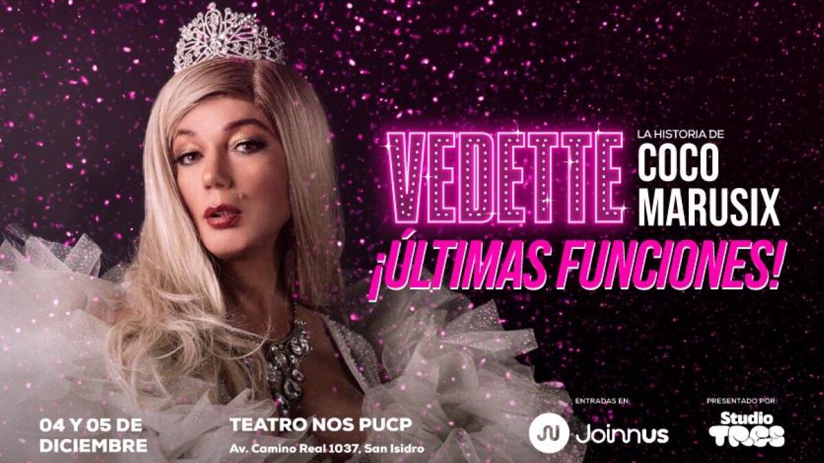 “Vedette”, el fenómeno teatral del año, vuelve por dos últimas funciones el 4 y 5 de diciembre