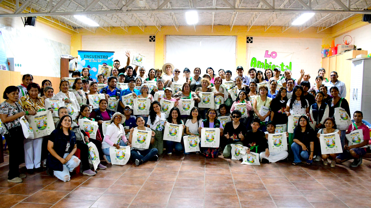Organizaciones sociales de Lima Sur demandan políticas públicas de gestión ambiental y climática