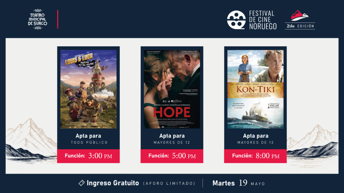 Lima vivirá una nueva edición del Festival de Cine Noruego