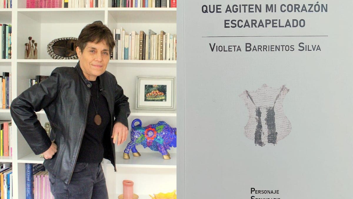 Violeta Barrientos lanza “Que agiten mi corazón escarapelado”, su nuevo poemario